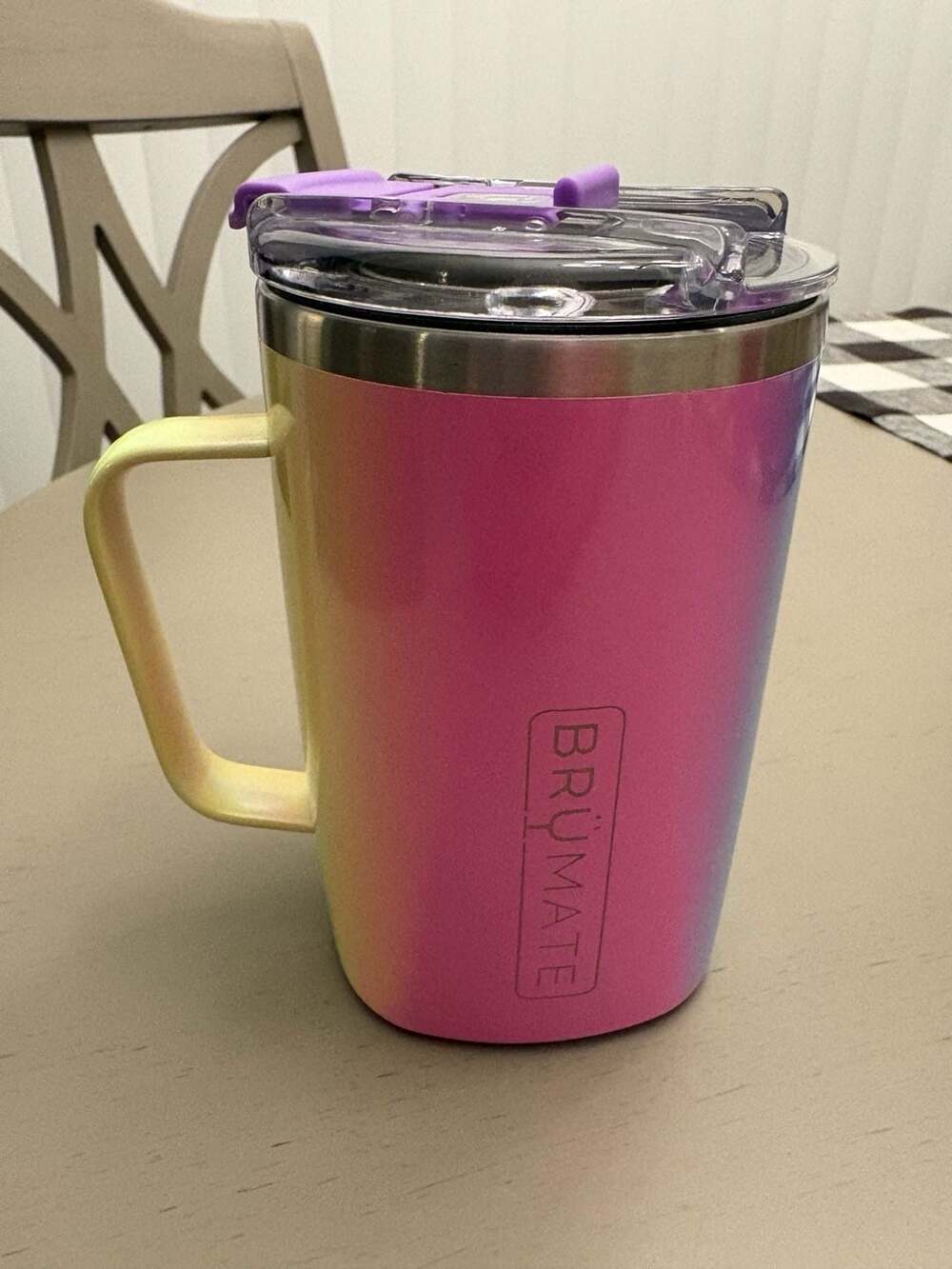 Brumate Toddy 15 oz Glitter Rainbow Coffee Mug
